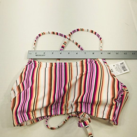 Shade And Shore Women's 34B Lightly Lined Longline Bralette Bikini Swim Top New - Picture 8 of 12